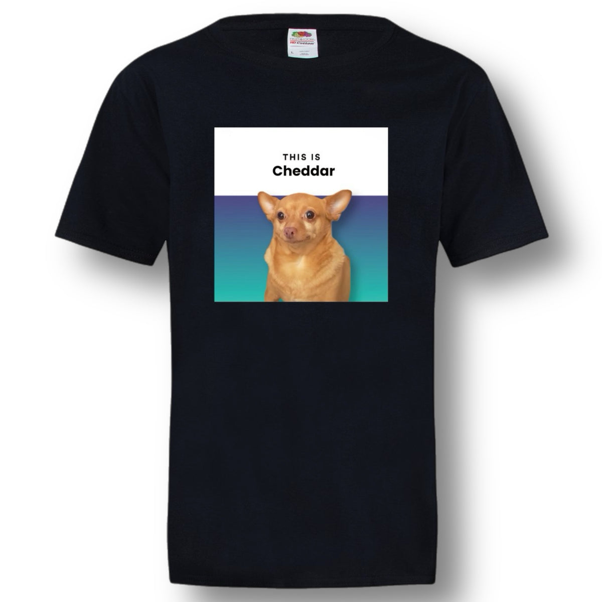 This Is Cheddar Ink-Printed Cotton T-shirt PREORDER