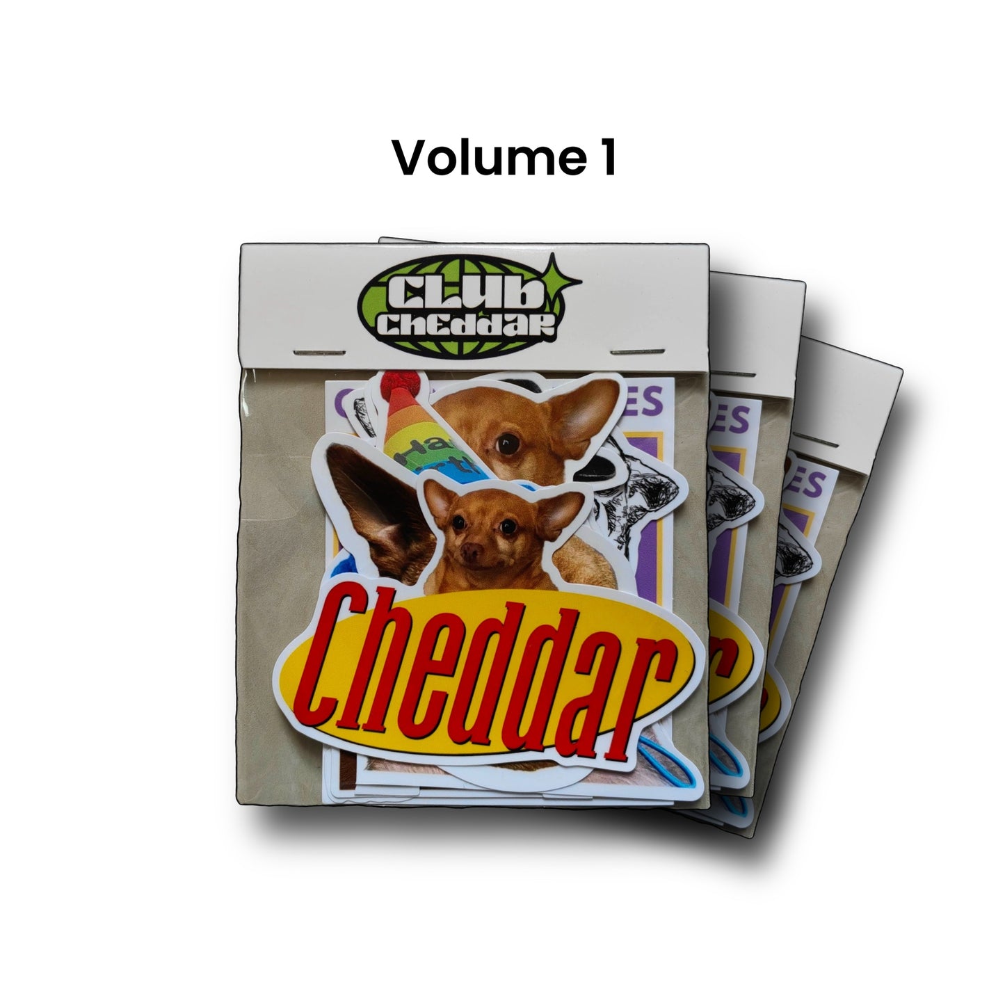 Cheddar Fan Favorite Sticker Pack