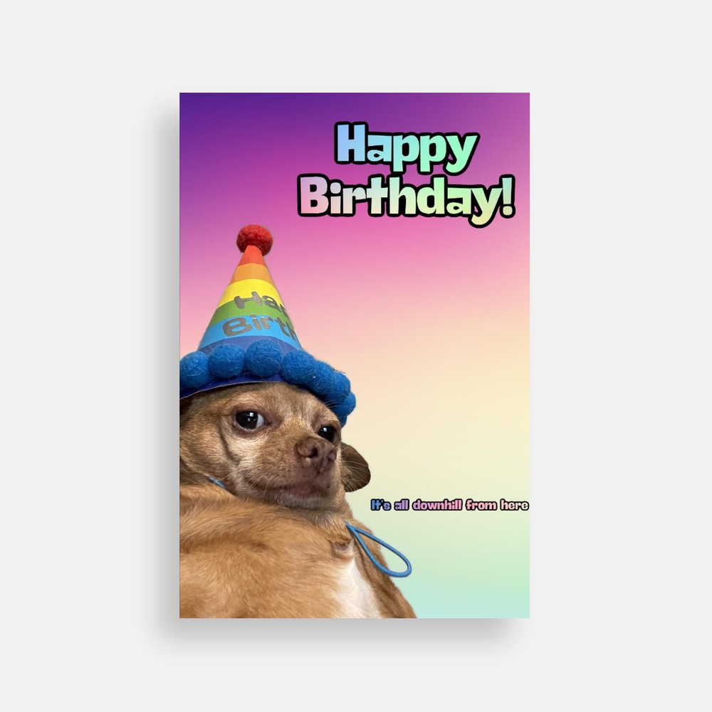"Birthday" Pawtograph