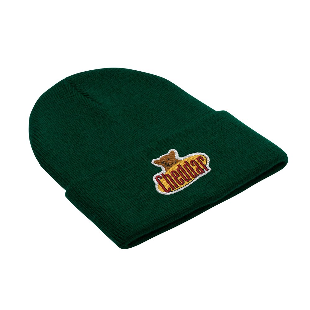 Cheddar Show Embroidered Fleece-Lined Knit Cap PREORDER
